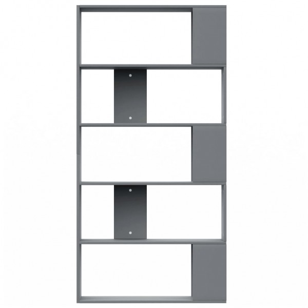 Estantería madera contrachapada color roble Sonoma 80x24x159 cm M 4