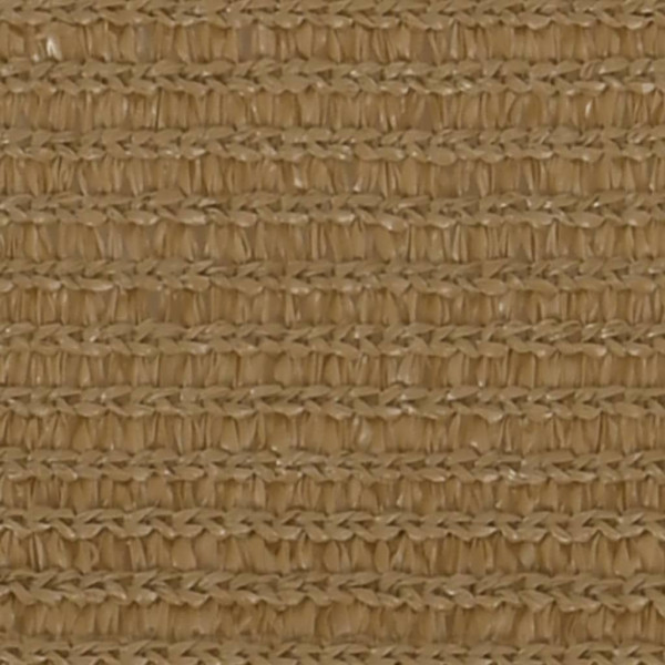 Toldo de vela HDPE taupe 160 g/m² 3x6 m M 3