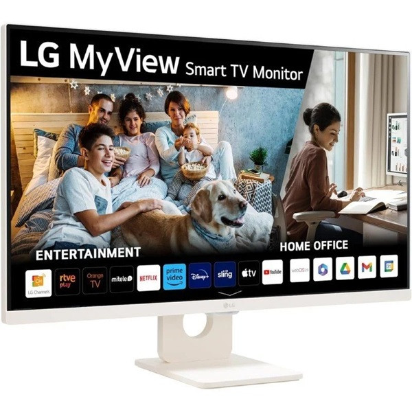 Smart monitor lg myview 32sr50f-w 31.5'/ full hd/ smart tv/ multimedia/ blanco M 3