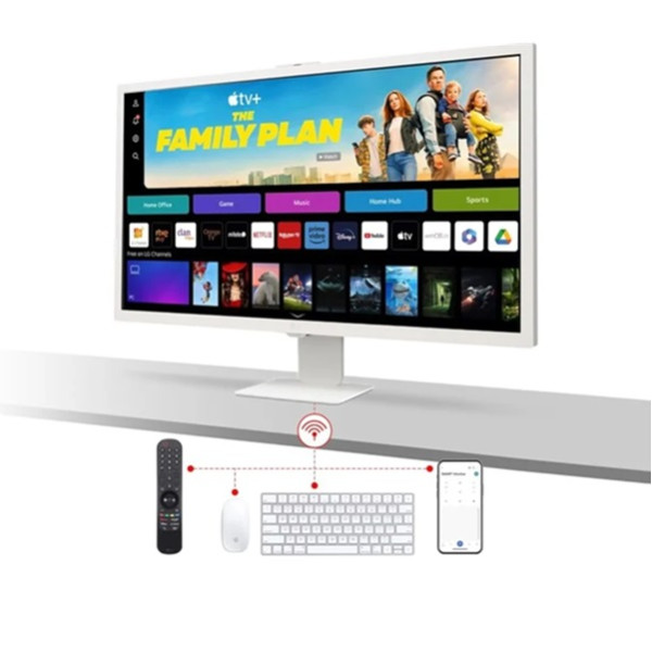 Smart monitor lg myview 32sr50f-w 31.5'/ full hd/ smart tv/ multimedia/ blanco M 4