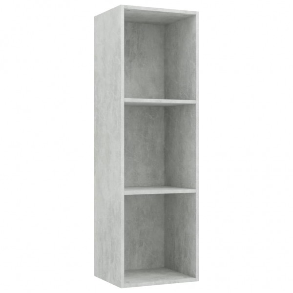 Estantería libros/mueble TV contrachapada hormigón 36x30x114cm M 2
