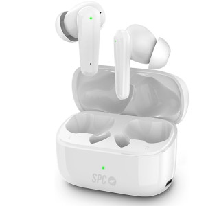 Auriculares bluetooth spc ether 2 pro con estuche de carga/ autonomía 6.5h/ blancos H