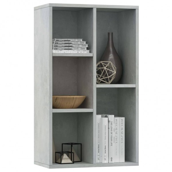 Estantería/Aparador madera contrachapada gris 50x25x80 cm M 3