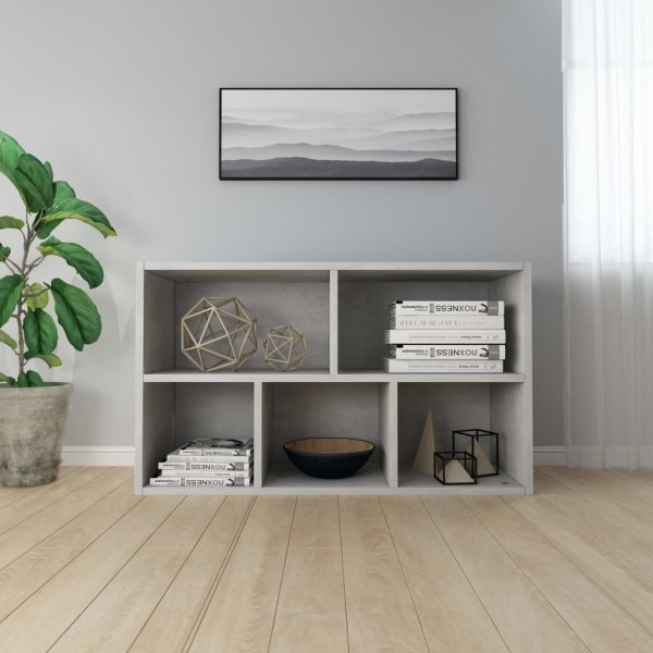 Estantería/Aparador madera contrachapada gris 50x25x80 cm M 4