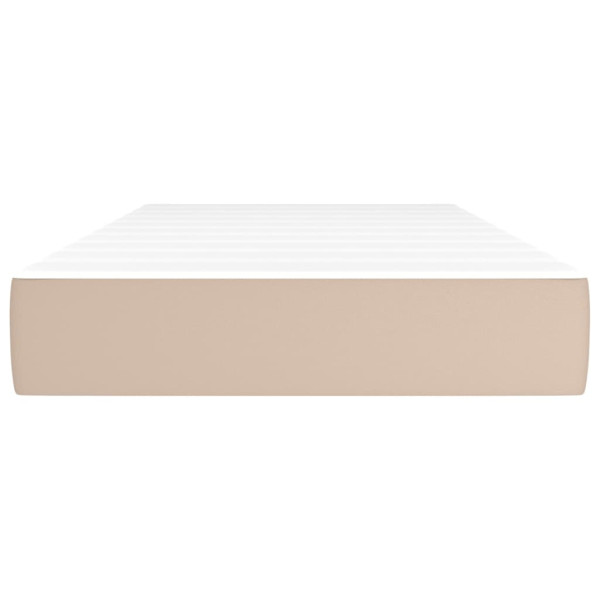 Colchón de muelles ensacados cuero sintético 90x190x20 cm M 3