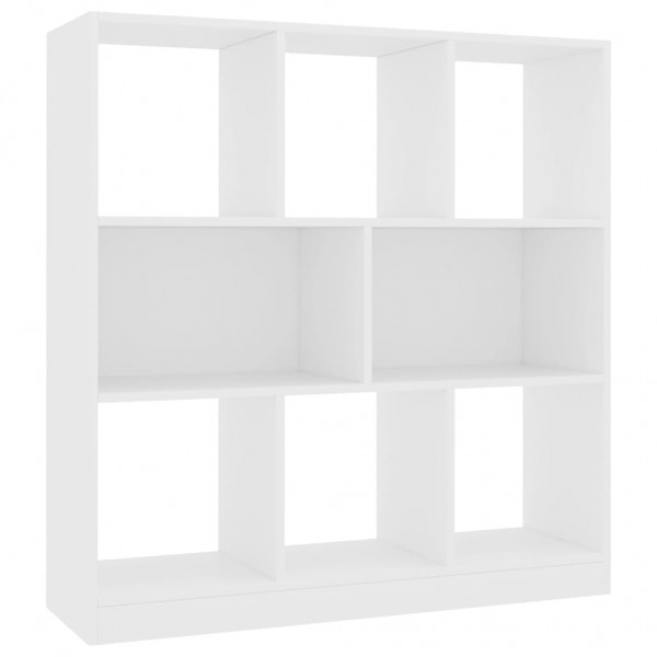 Estantería librería madera contrachapada blanco 97.5x29.5x100cm M 2