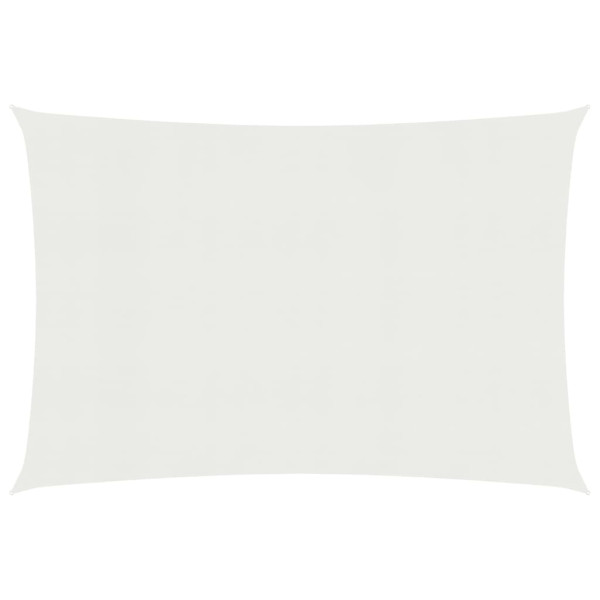 Toldo de vela blanco HDPE 160 g/m² 4x7 m D