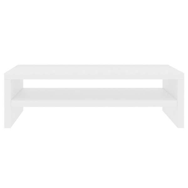 Soporte para pantalla madera contrachapada blanco 42x24x13 cm M 4