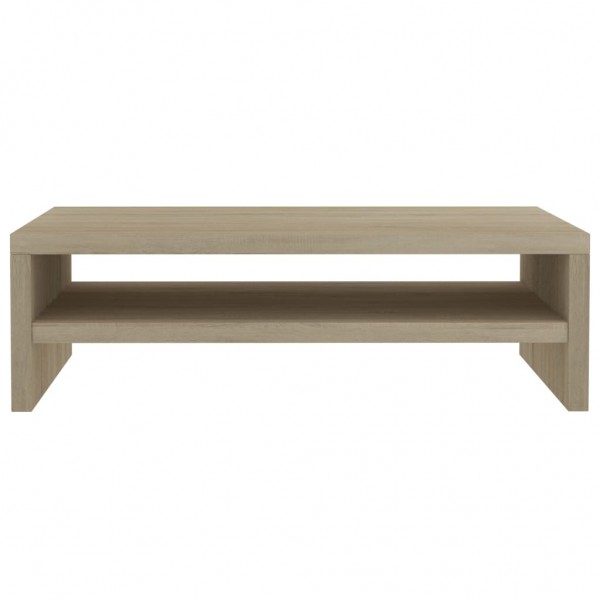Soporte de monitor madera contrachapada roble sonoma 42x24x13cm M 4