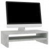 Suporte para monitor derivados de madeira cinzento cimento 3