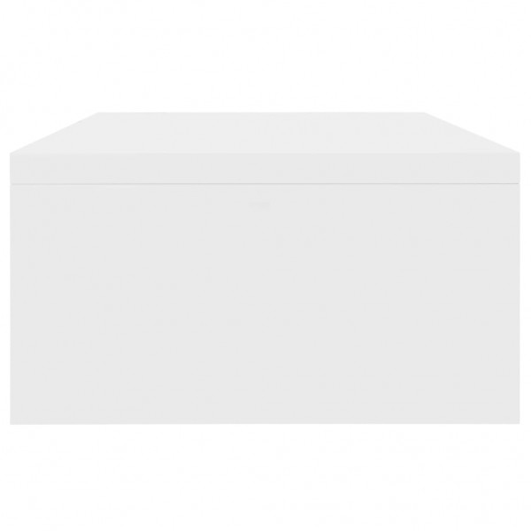 Suporte para monitor derivados de madeira branco brilhante M 5