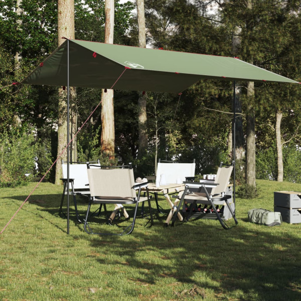 Lona de camping impermeable verde 360x294 cm M 3