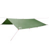 Lona de camping impermeable verde 400x294 cm 2