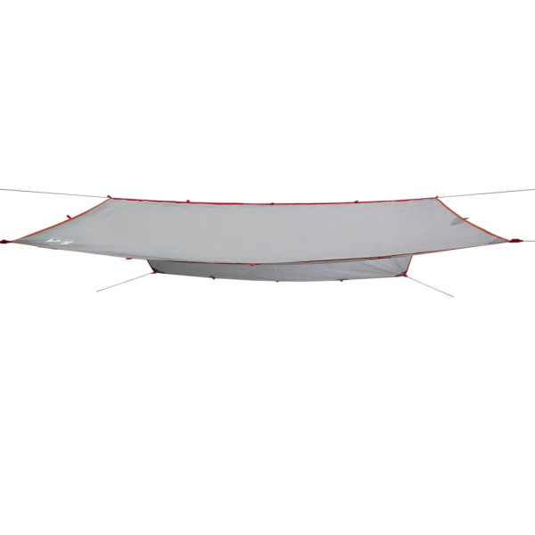 Lona de camping impermeable gris y naranja 500x294 cm M 4