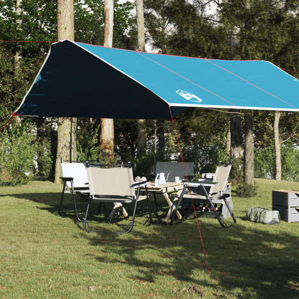 Lona de camping impermeable azul 420x440 cm D