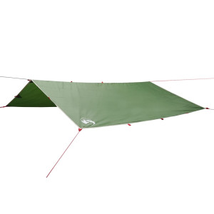 Lona de camping impermeable verde 400x294 cm H