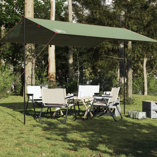 Lona de camping impermeable verde 400x294 cm M 3