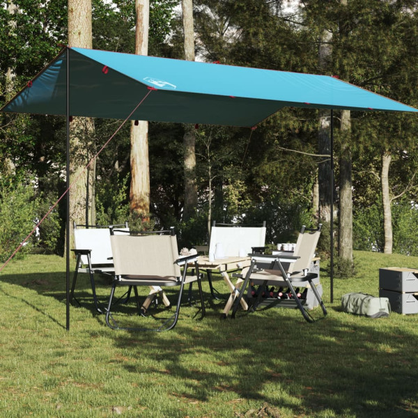 Lona de camping impermeable azul 400x294 cm D