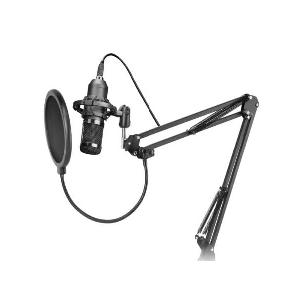 Micrófono Mars Gaming MMICPRO plata D