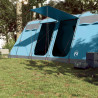 Tenda familiar túnel para 8 pessoas impermeável azul 3