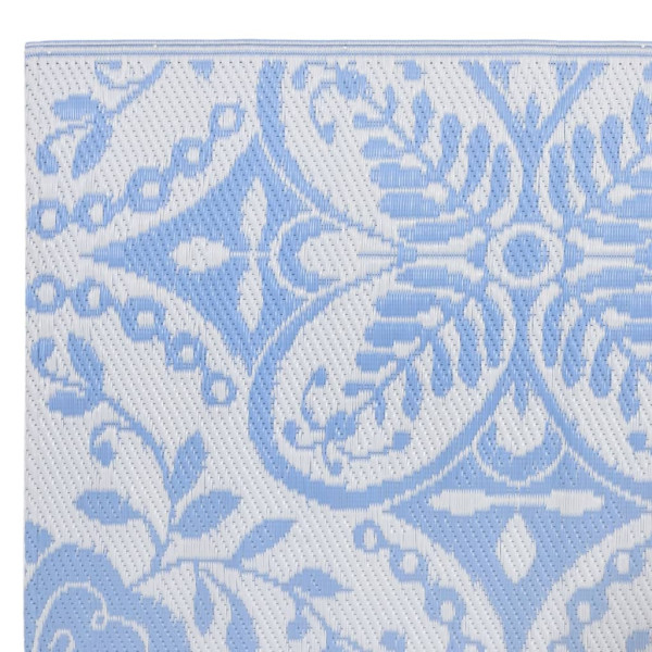 Tapete de exterior 140x200 cm ARAKIL PP azul-bebé M 4