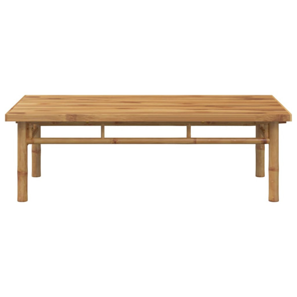 Mesa de centro de bambú 110x55x35 cm M 3