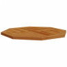 Tablero de mesa octogonal de madera maciza de teca 70x70x2.5 cm 4