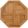 Tampo de mesa octogonal 70x70x2.5 cm madeira de teca maciça 5