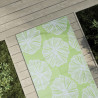 Alfombra de exterior PP verde 80x150 cm 1