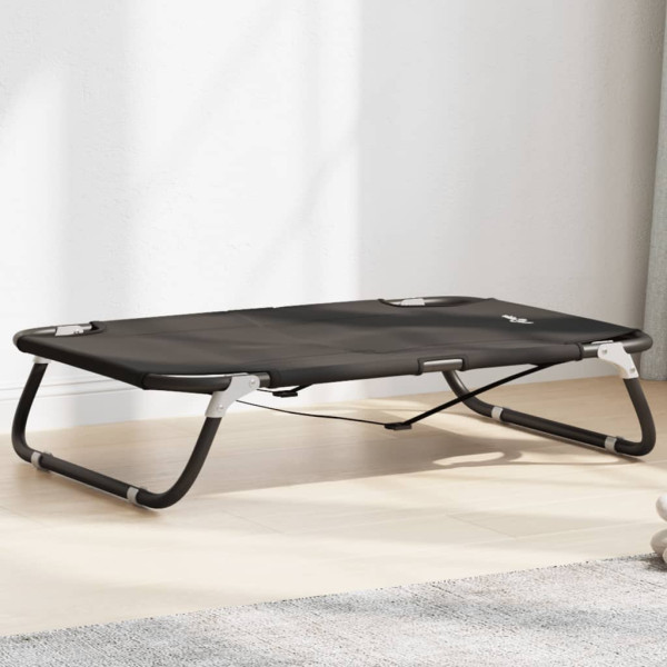 Cama para perros plegable tela oxford y acero gris antracita M 2