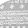 Alfombra de exterior PP gris Ø200 cm 4