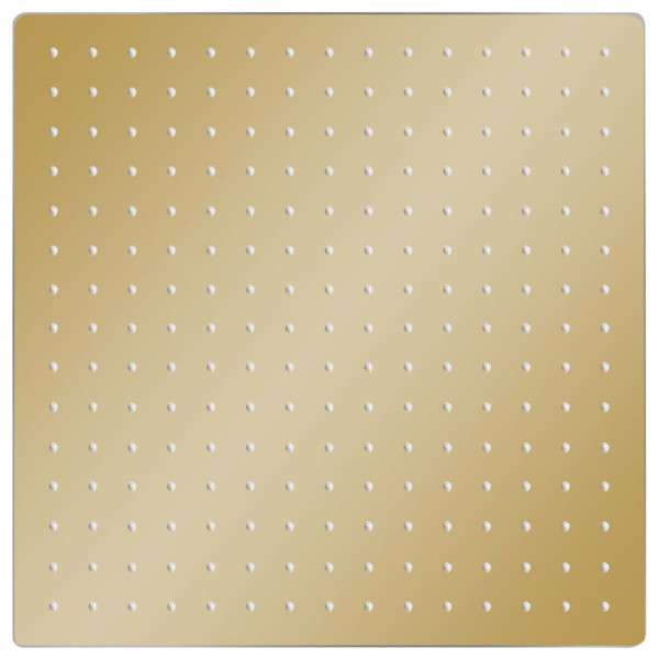 Cabeça de chuveiro quadrada 40x40 cm aço inoxidável dourado M 2