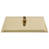 Cabezal ducha efecto lluvia acero inox cuadrado dorado 40x40 cm 4