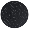 Cabeça de chuveiro redonda 50 cm aço inoxidável preto 2