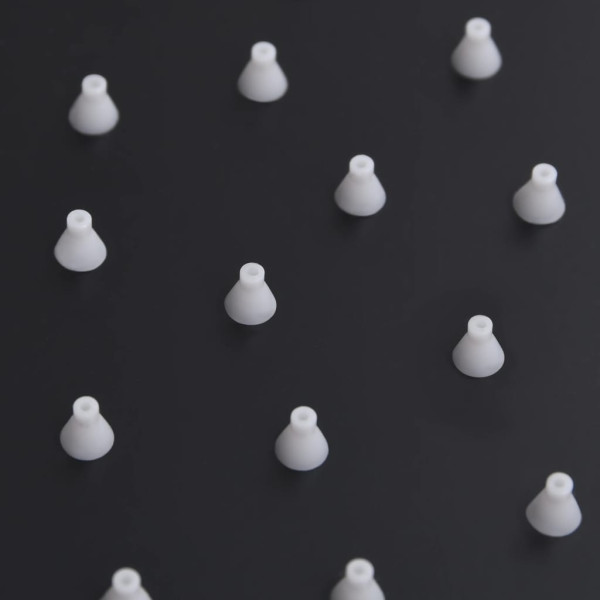 Cabeça de chuveiro quadrada 25x25 cm aço inoxidável preto M 5