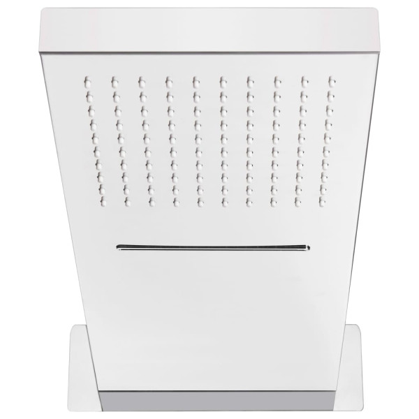 Cabezal de ducha de pared acero inoxidable 201 plateado M 2