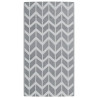 Alfombra de exterior PP gris 80x150 cm 2