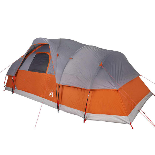 Tenda familiar cúpula para 11 pessoas impermeável cinza/laranja M 4