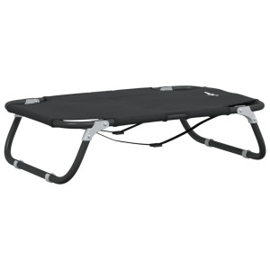 Cama para cães dobrável tecido oxford e aço antracite H