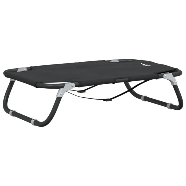 Cama para perros plegable tela oxford y acero gris antracita M 2