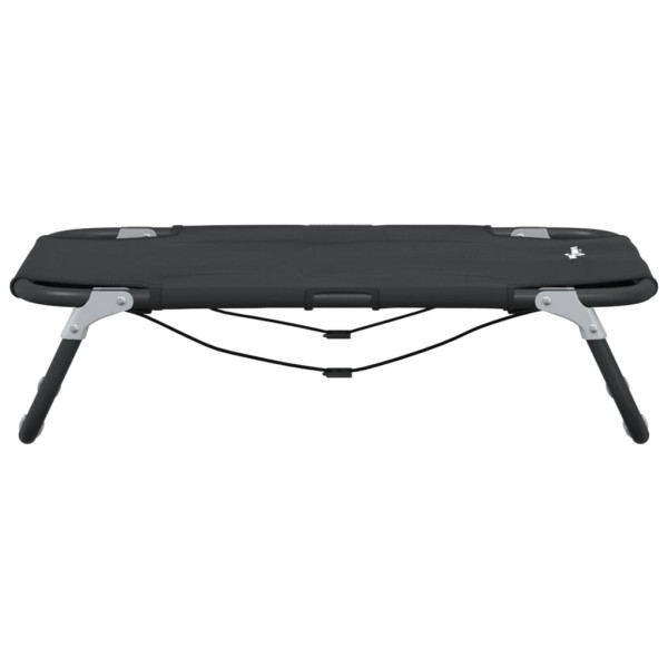 Cama para perros plegable tela oxford y acero gris antracita M 5