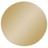 Cabezal de ducha redondo efecto lluvia acero inox dorado 40 cm 2