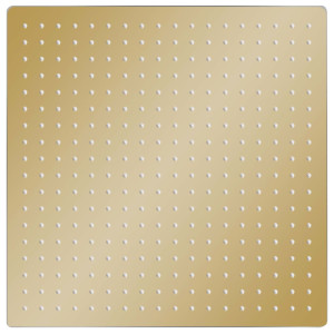 Cabeça de chuveiro quadrada 50x50 cm aço inoxidável dourado H