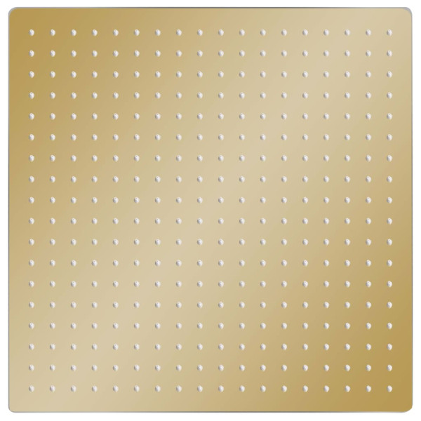 Cabeça de chuveiro quadrada 50x50 cm aço inoxidável dourado M 2