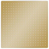 Cabeça de chuveiro quadrada 50x50 cm aço inoxidável dourado 2