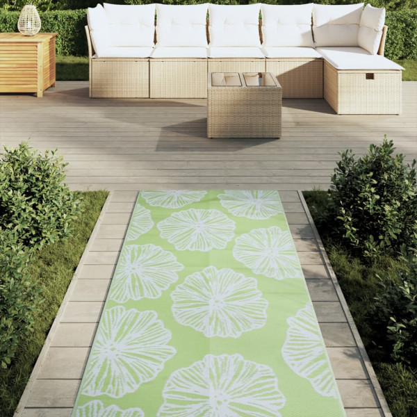 Tapete de exterior 80x250 cm ARAKIL PP verde M 3