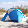 Tenda de praia pop-up impermeável azul ciano 1