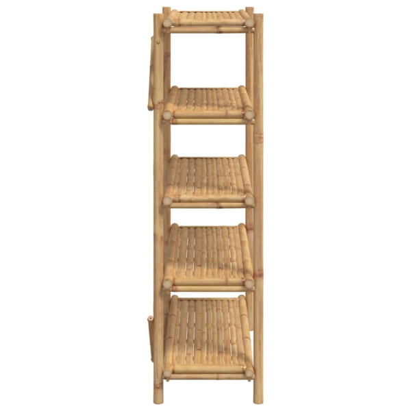Estante com 5 prateleiras 100x40x150 cm bambu M 5