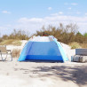 Tenda praia 2 pessoas libertação rápida impermeável azul ciano 3