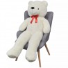 Oso de peluche grande XXL blanco 85 cm 2